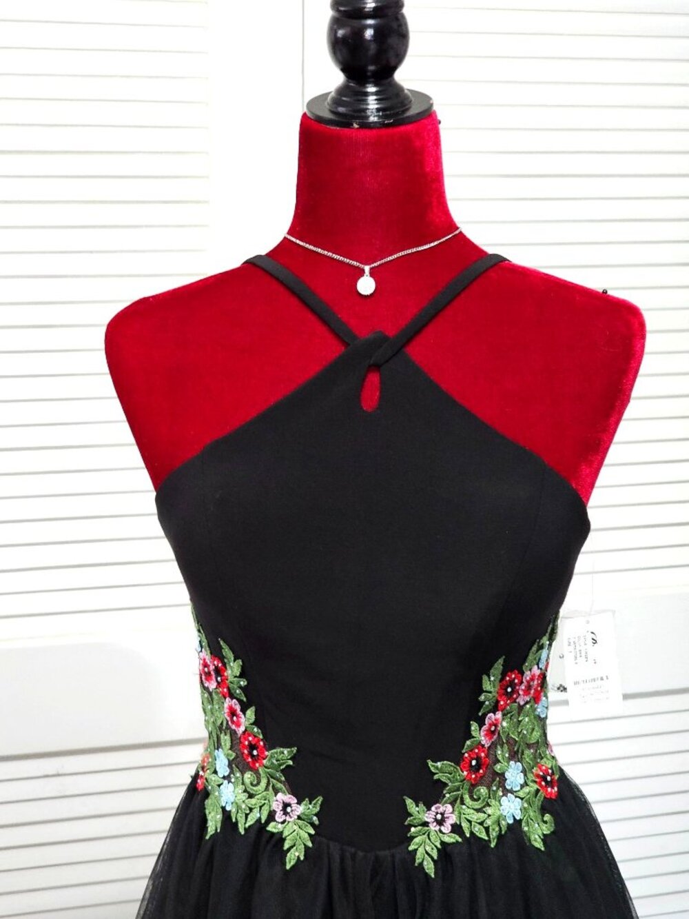 NWT Blondie Nites Stacy Sklar Dress 3 Embroidered Floral Fairycore Sz 7 169 - Picture 6 of 14